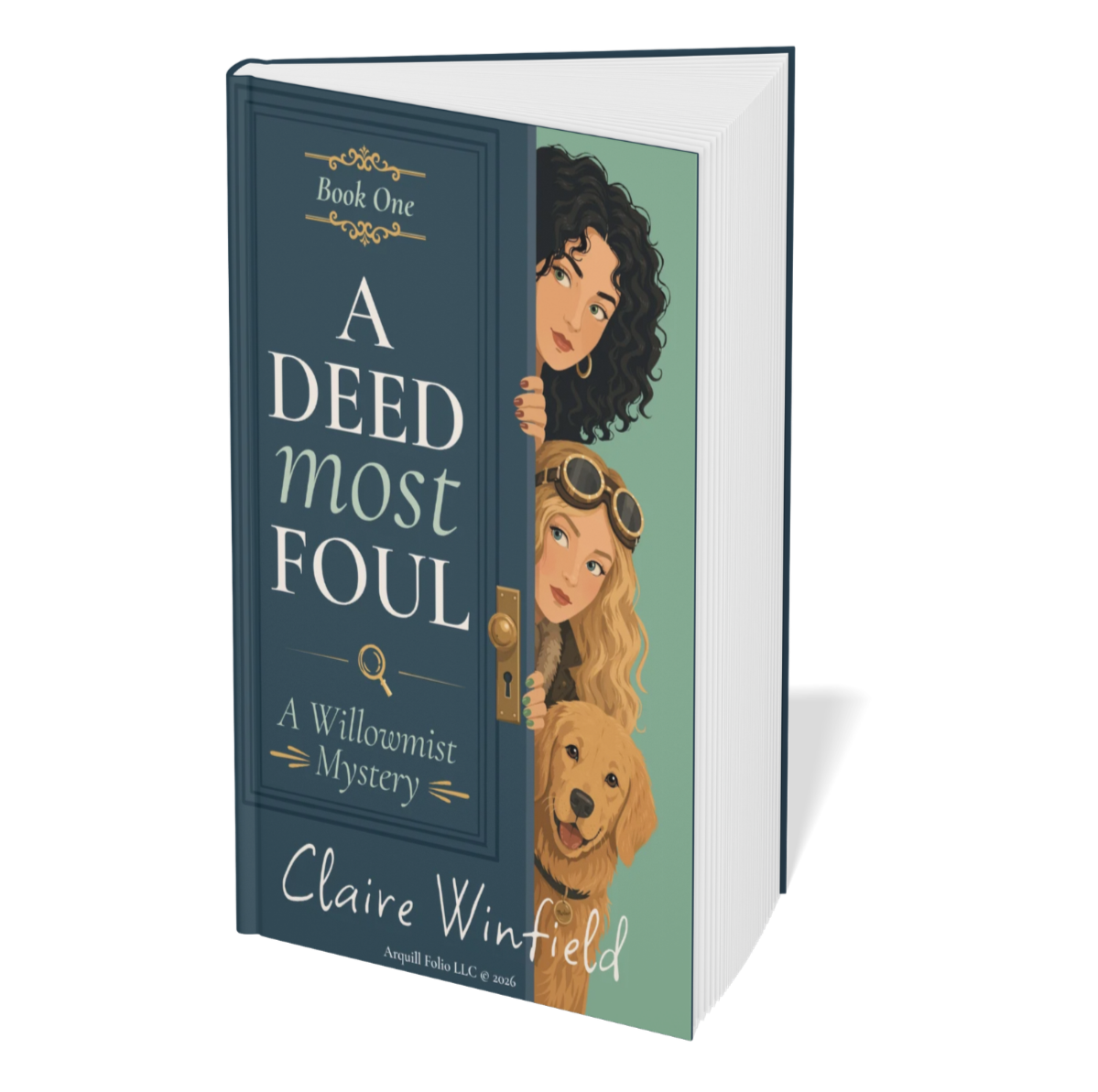 A Deed Most Foul book cover written by author Claire Winfield